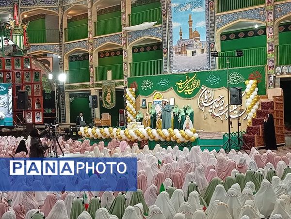 آیین زیبای جشن تکلیف دختران یزدی در حسینیه محمود آباد