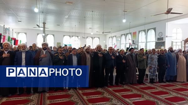 همایش میثاق بصیرت برادری و هفته مقاومت در مسجد قبا شهرستان بندرترکمن