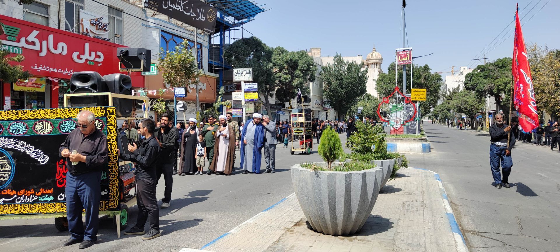 برگزاری مراسم عزاداری اربعین حسینی  در شیروان