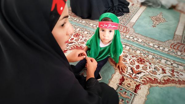  مراسم شیرخوارگان حسینی در شهرستان مارگون