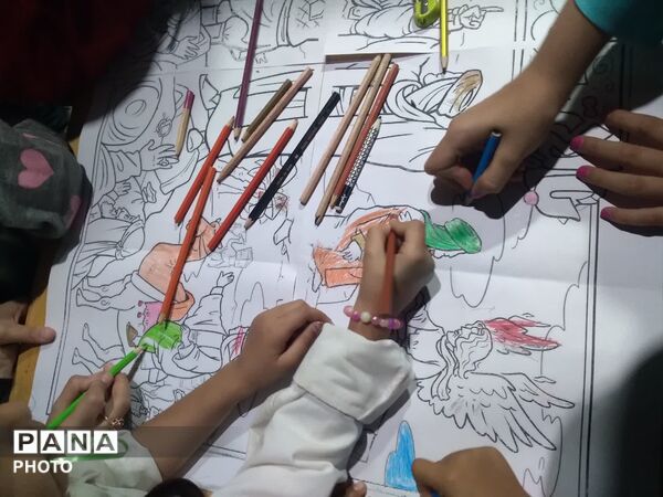 تجمع شبانه در میدان شاه ولی به مناسبت شب عید غدیر