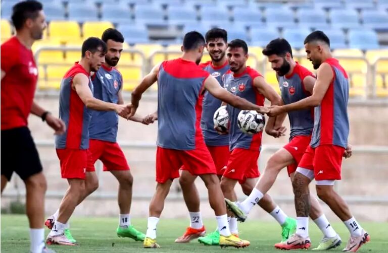 پرسپولیسی‌ها در آزمون نساجی قبل از جدال با الاهلی 