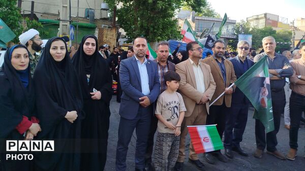 نمایش اقتدار و حمایت جان فدائیان امام رضایی ورامین
