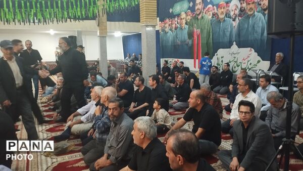 آیین گرامیداشت اولین سالگرد شهید حسین قربانی در نظرآباد 