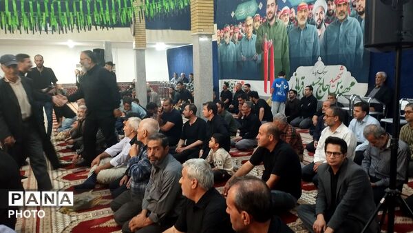آیین گرامیداشت اولین سالگرد شهید حسین قربانی در نظرآباد 