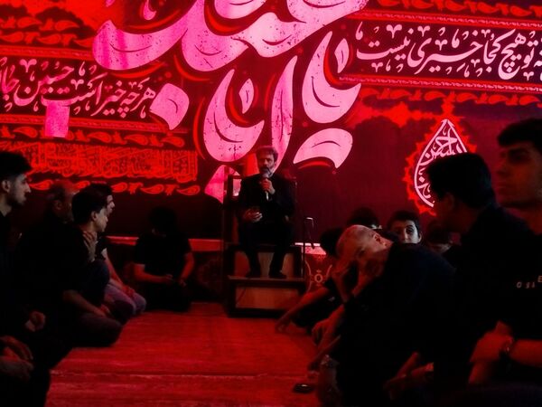شور حسینی در هیئت شاهزاده قاسم ابن الحسن روستای فدافن