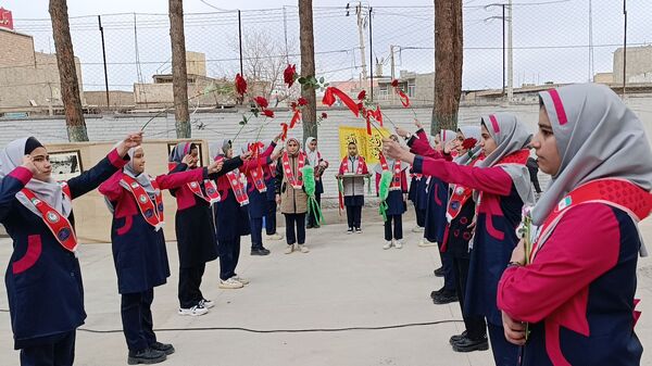 افتتاحیه آموزشگاه ۱۲ کلاسه‌ یاسمن خاکباز ۲ شهرستان نیشابور