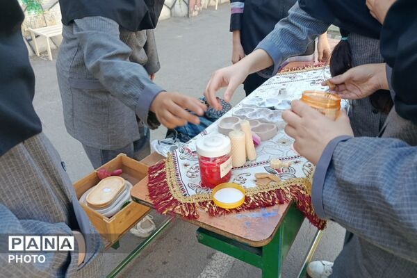 رنگِ خلاقیت در مدرسه رستمرودی پیچید