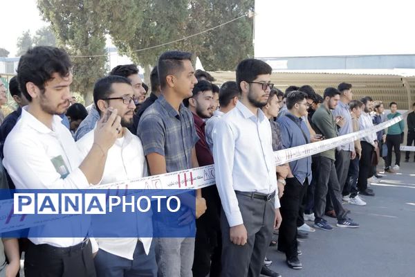 مانور تخلیه، امداد و نجات مصدوم اضطراری در دانشگاه فرهنگیان استان گلستان