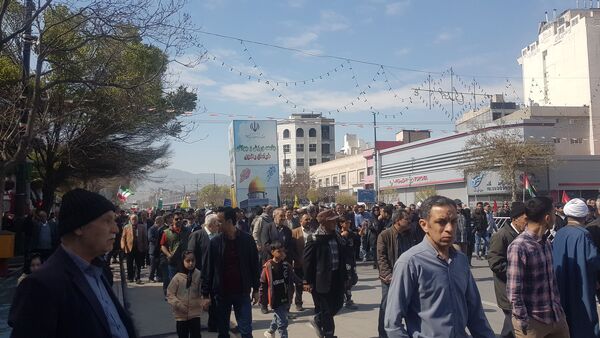 حضور پرشور و کوبنده مردم مشهد در راهپیمایی روز قدس