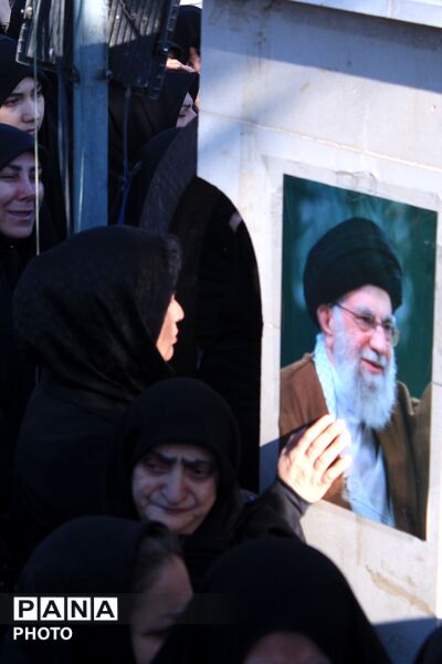 تشییع و تدفین پیکر شهید امیرحسن کاظمی