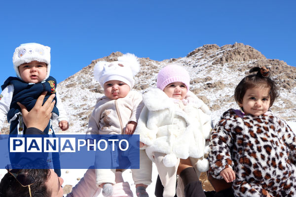 نشاط زمستانی در پیست «سخوید» یزد