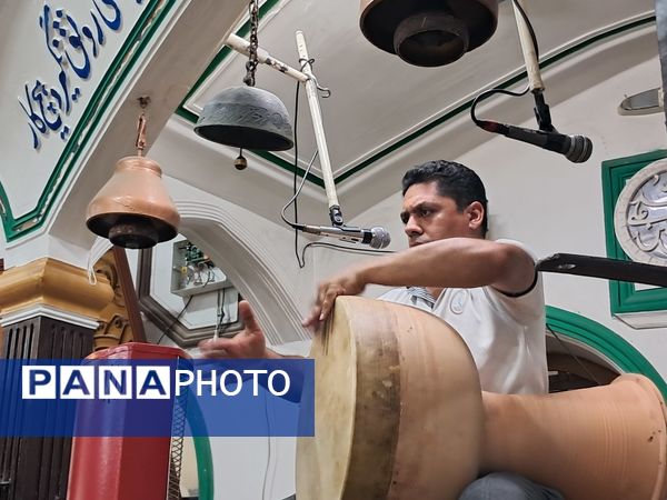 محفل انس با قرآن کریم در زورخانه باب‌الحوائج قائمشهر