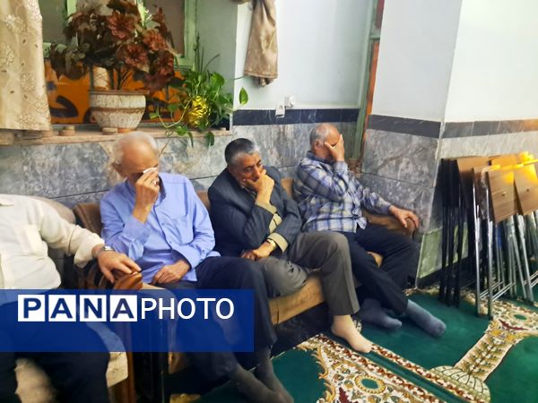 عزاداری شب‌های محرم در مسجد صاحب الزمان آشخانه 