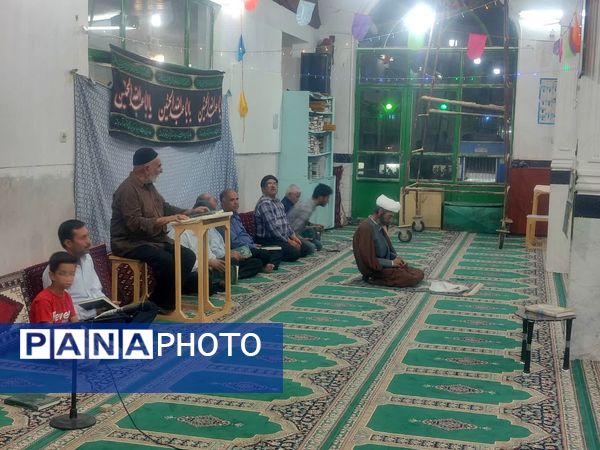 جلسه جهاد تبیین وحماسه های دوران دفاع مقدس در مساجد روستاها و شهرستان خلیل آباد 