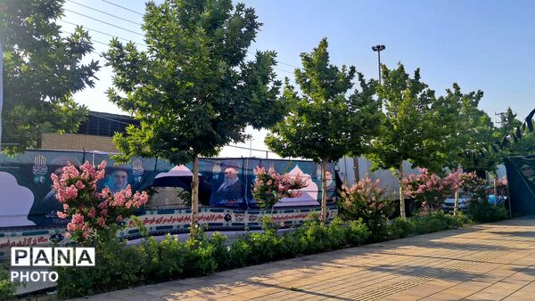 موکب مرکزی شهرستان چهارباغ برای اسکان و پذیرایی از زائران تشییع رهبر شهید 
