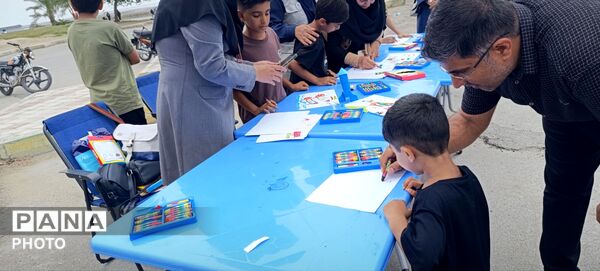 کانون پرورش فکری کودکان و نوجوانان بندرعباس در سوگ رهبر شهید