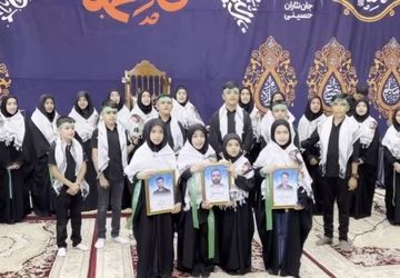 اولین اجرای گروه سرود سراج المنیر خبرگزاری پانای میبد