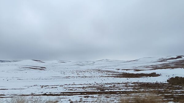 بارش برف زمستانی در روستای برزنون شهرستان نیشابور