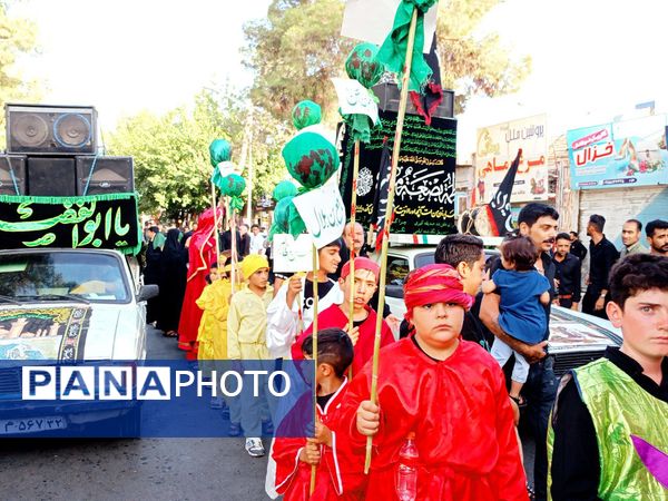 حرکت نمادین کاروان بندی اسد روستای فدافن و آیین نخل گردانی در کاشمر 