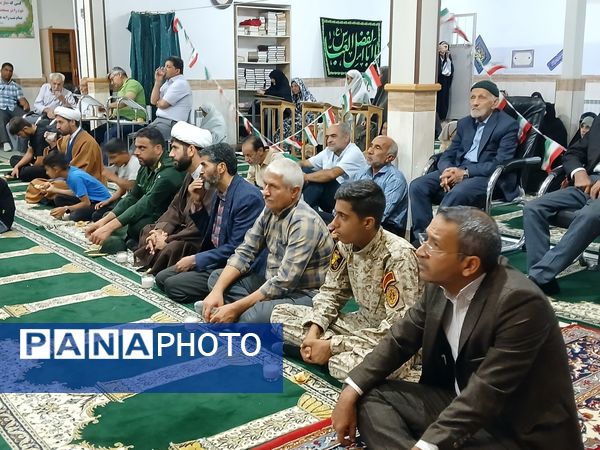 یادواره شهدای شهرستان خلیل‌آباد در مسجد نبی 