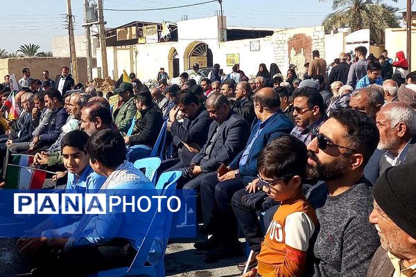 راهپیمایی 22 بهمن در سعدآباد