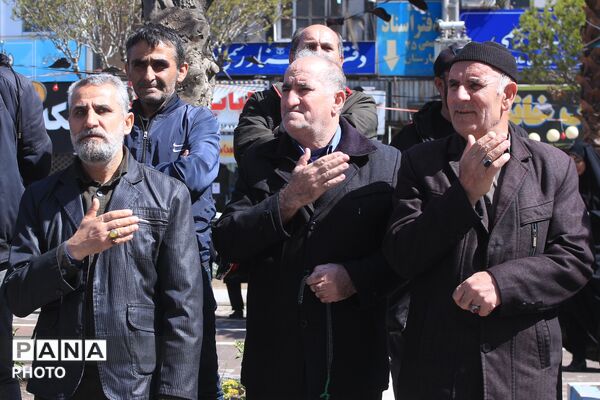 تشییع پیکر شهید سرگرد «جواد عبدی» در حملات آمریکایی - صهیونی