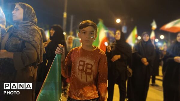 شامگاهی دیگر از حضور و حماسه‌ی کودکان  یاسوج 