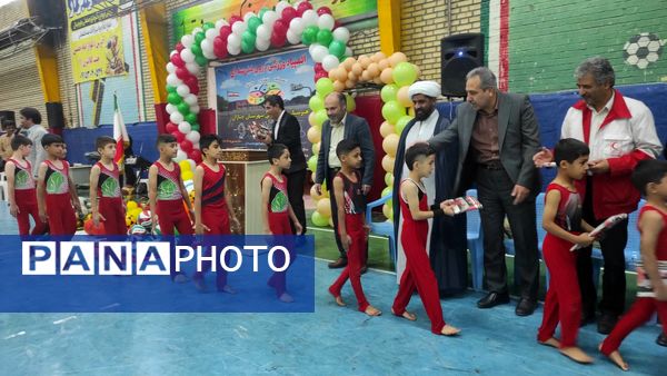 افتتاح المپیاد ورزشی درون‌مدرسه‌ای در هنرستان شهید مافی چناران