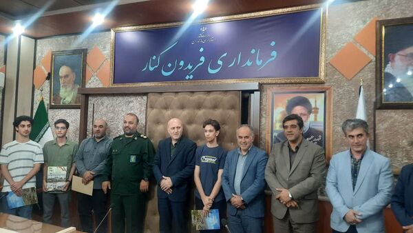 تجلیل از افتخار آفرینان مسابقات جهانی رباتیک در فریدونکنار 