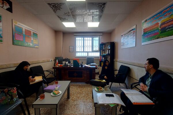 بازدید استانی از روند اجرای پروژه مهر مدارس منطقه کهریزک 