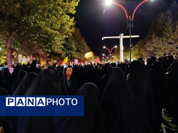 تجمع مردم کاشمر در محکومیت شهادت سیدحسن نصرالله