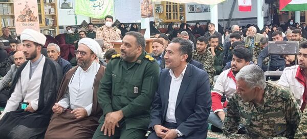 جلوه‌هایی از اقتدار بسیجیان در مسجد صاحب الزمان آشخانه 