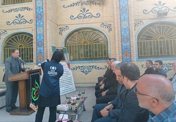 برپایی موکب دانش‌آموزی در آموزش و پرورش ناحیه یک کرمانشاه