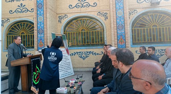 برپایی موکب دانش‌آموزی در آموزش و پرورش ناحیه یک کرمانشاه