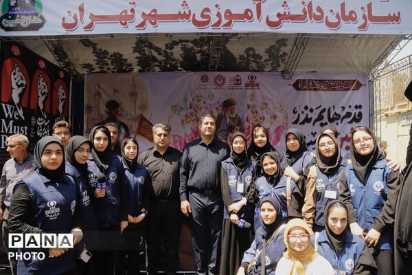 طنین «یا حسین» در مسیر دلدادگی؛ حضور پرشور جاماندگان اربعین در تهران