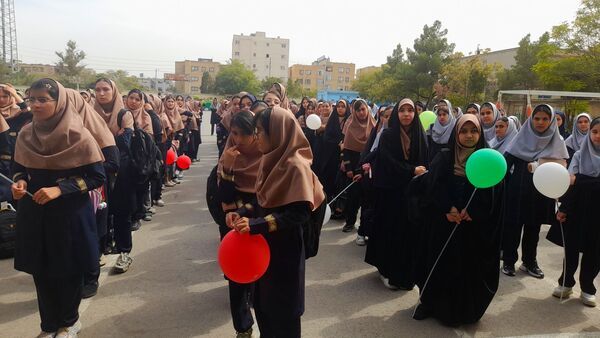 آیین بازگشایی مدارس در دبیرستان نورالهدی 