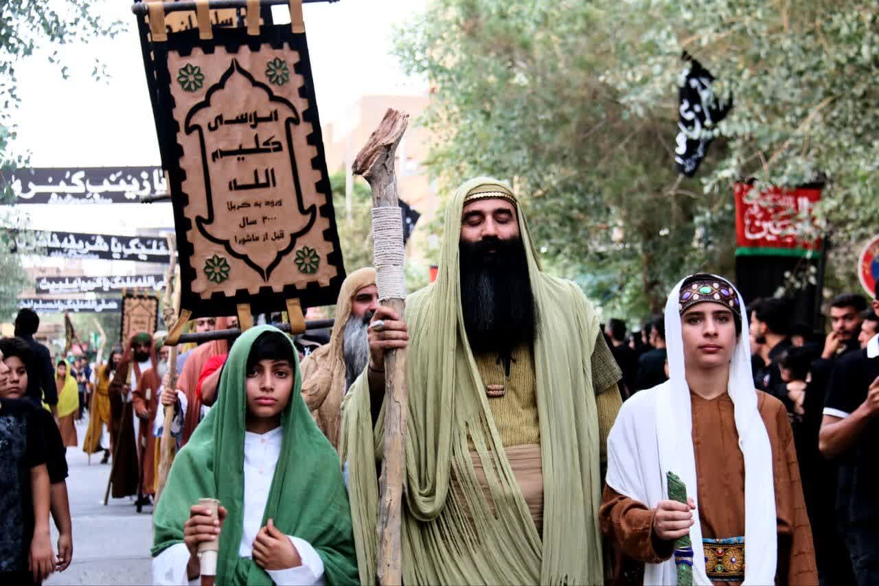 مراسم کاروان روز هشتم هیات حسینی نوش آباد
