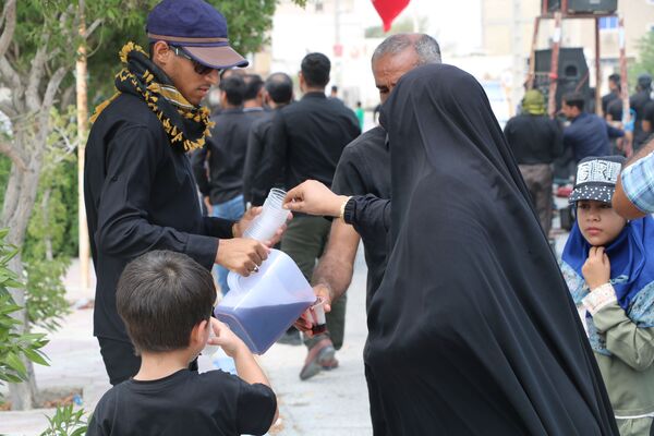 مراسم عزاداری ظهر عاشورا در شهرستان بندرخمیر