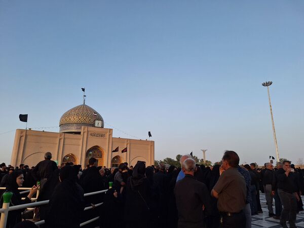 عزاداری هیئت‌های مذهبی در بارگاه منور امام زاده محمد عابد کاخک