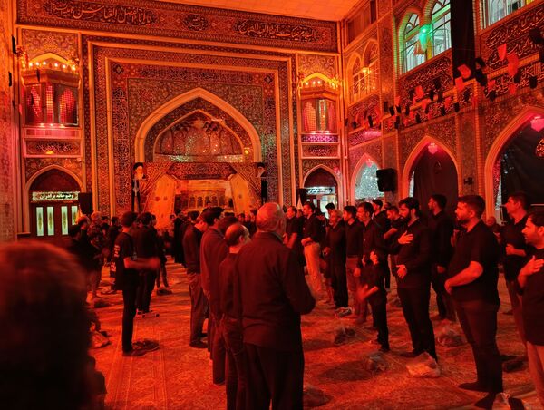 برگزاری مراسم عزاداری شب عاشورا در تکیه ابوالفضلی نیشابور 