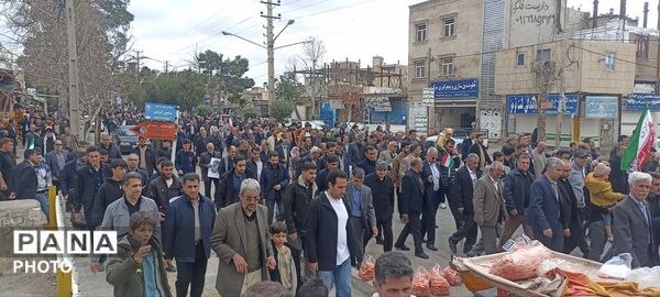 حضور مردم شهید پرور شهرستان کوهدشت در راهپیمایی روز جهانی قدس