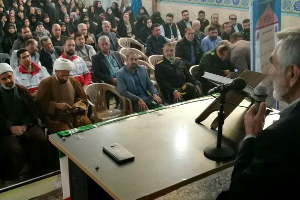 مراسم بزرگداشت حماسه ۹ دی در شهرستان بیضا
