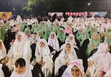 عهد بندگی نوگلان منطقه ۱۰ در تجمعات شبانه 