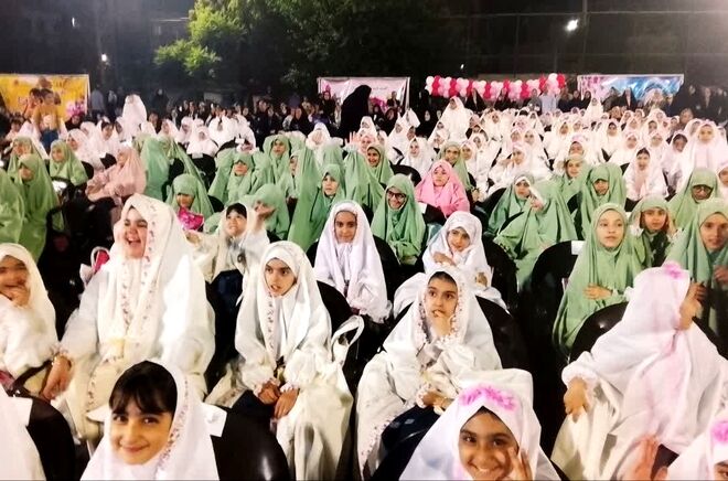 عهد بندگی نوگلان منطقه ۱۰ در تجمعات شبانه 