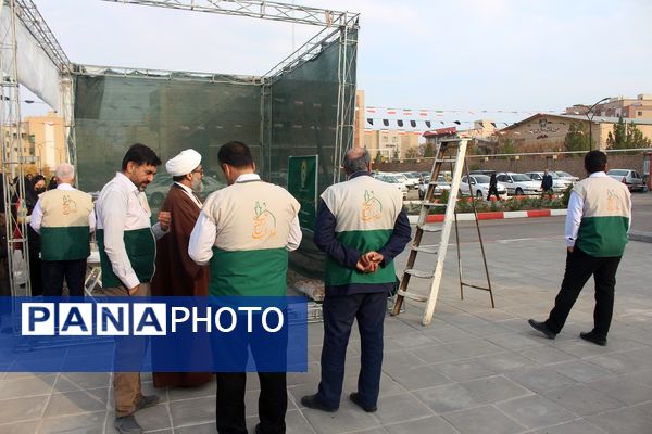 مراسم دومین سالگرد خاکسپاری شهید گمنام آموزشکده فنی دختران قم