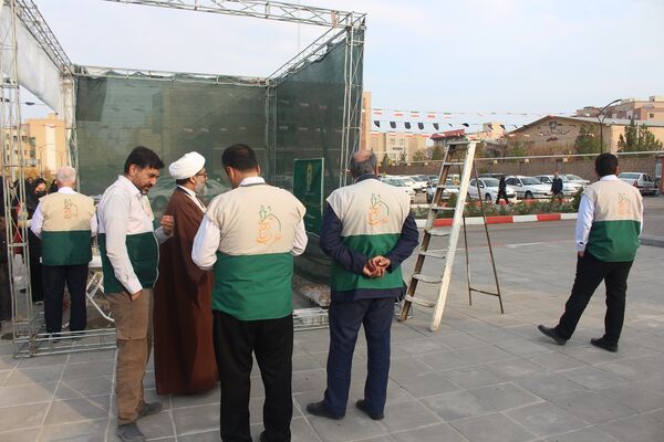 مراسم دومین سالگرد خاکسپاری شهید گمنام آموزشکده فنی دختران قم