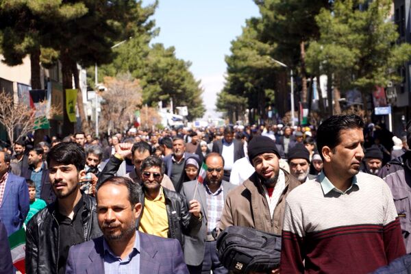طنین فریاد قدس در خیابان‌های تربت حیدریه 