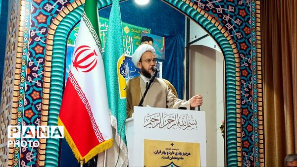 نخستین نماز جمعه ماه مبارک رمضان در شهرستان خلیل‌آباد 