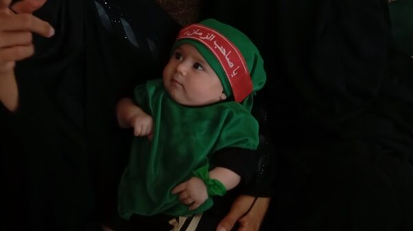 سربازان کوچک امام زمان در همایش شیرخوارگان حسینی شهرستان بن